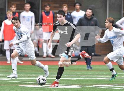 Thumbnail 3 in Servite vs. Bellarmine College Prep (Adidas So Cal College Showcase) photogallery.