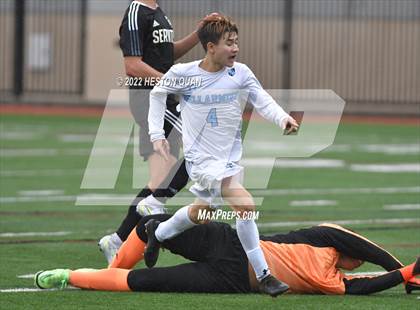 Thumbnail 2 in Servite vs. Bellarmine College Prep (Adidas So Cal College Showcase) photogallery.