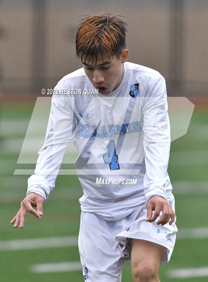 Thumbnail 2 in Servite vs. Bellarmine College Prep (Adidas So Cal College Showcase) photogallery.