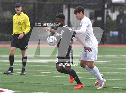 Thumbnail 1 in Servite vs. Bellarmine College Prep (Adidas So Cal College Showcase) photogallery.