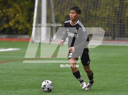 Thumbnail 2 in Servite vs. Bellarmine College Prep (Adidas So Cal College Showcase) photogallery.