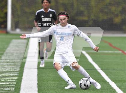 Thumbnail 1 in Servite vs. Bellarmine College Prep (Adidas So Cal College Showcase) photogallery.