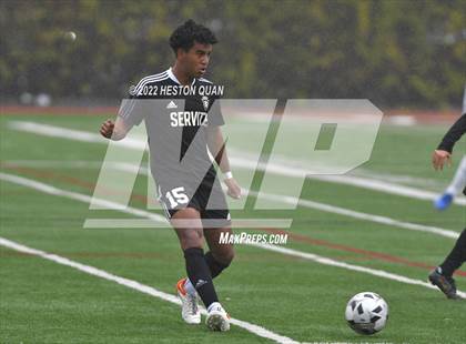Thumbnail 3 in Servite vs. Bellarmine College Prep (Adidas So Cal College Showcase) photogallery.