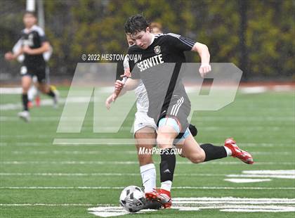 Thumbnail 1 in Servite vs. Bellarmine College Prep (Adidas So Cal College Showcase) photogallery.