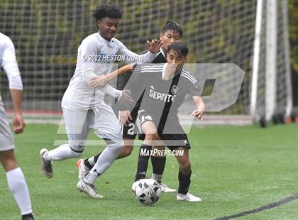 Thumbnail 1 in Servite vs. Bellarmine College Prep (Adidas So Cal College Showcase) photogallery.