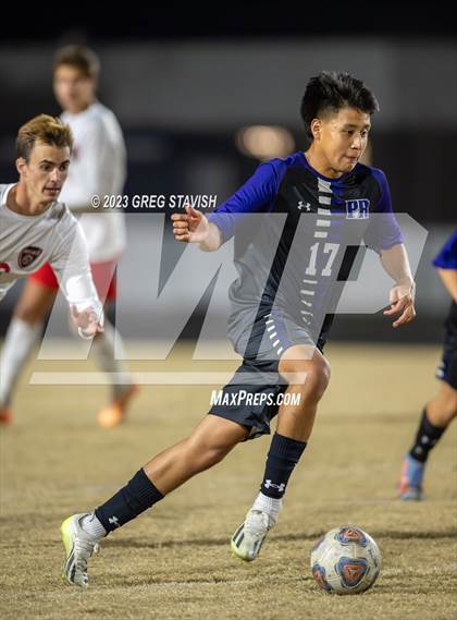 Thumbnail 1 in South Mecklenburg @ Porter Ridge (NCHSAA 4A Round 3 Playoff) photogallery.