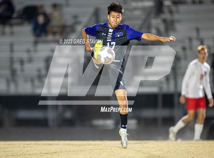 Thumbnail 3 in South Mecklenburg @ Porter Ridge (NCHSAA 4A Round 3 Playoff) photogallery.