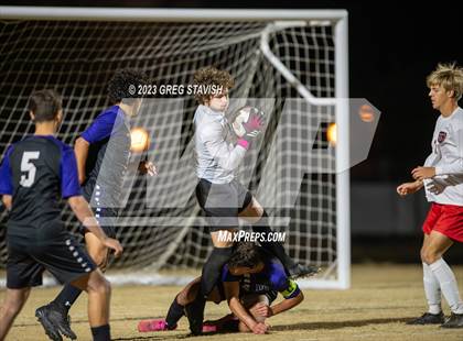 Thumbnail 3 in South Mecklenburg @ Porter Ridge (NCHSAA 4A Round 3 Playoff) photogallery.