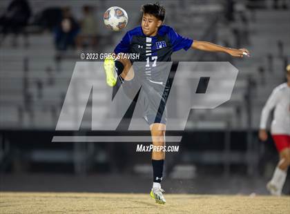 Thumbnail 1 in South Mecklenburg @ Porter Ridge (NCHSAA 4A Round 3 Playoff) photogallery.