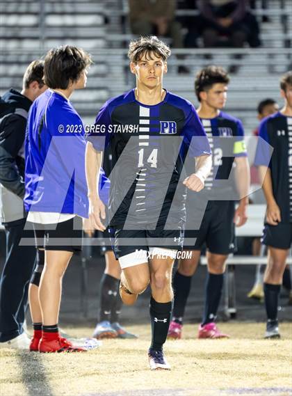 Thumbnail 2 in South Mecklenburg @ Porter Ridge (NCHSAA 4A Round 3 Playoff) photogallery.