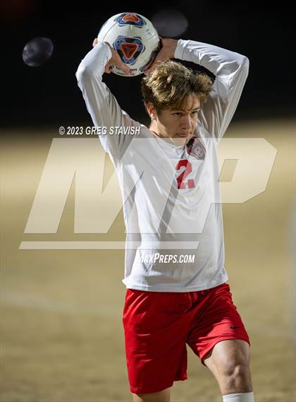 Thumbnail 2 in South Mecklenburg @ Porter Ridge (NCHSAA 4A Round 3 Playoff) photogallery.