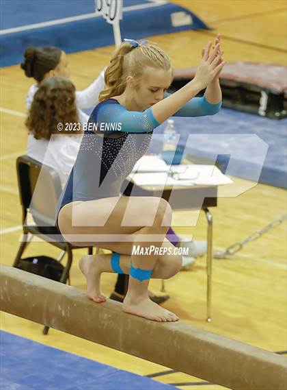 Thumbnail 1 in Ola Gymnastics Meet #1 (Beam) photogallery.