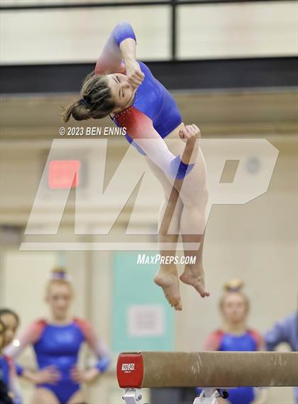 Thumbnail 1 in Ola Gymnastics Meet #1 (Beam) photogallery.