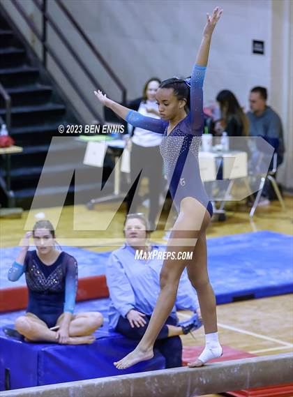 Thumbnail 2 in Ola Gymnastics Meet #1 (Beam) photogallery.