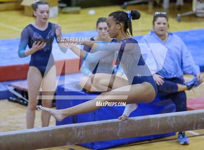 Thumbnail 1 in Ola Gymnastics Meet #1 (Beam) photogallery.