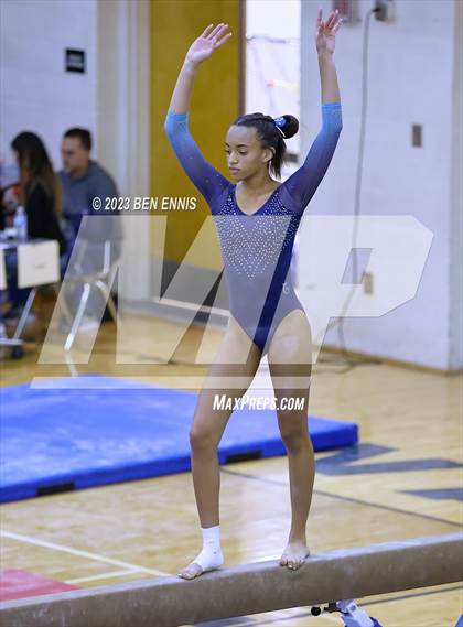 Thumbnail 3 in Ola Gymnastics Meet #1 (Beam) photogallery.