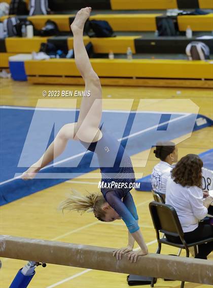 Thumbnail 2 in Ola Gymnastics Meet #1 (Beam) photogallery.