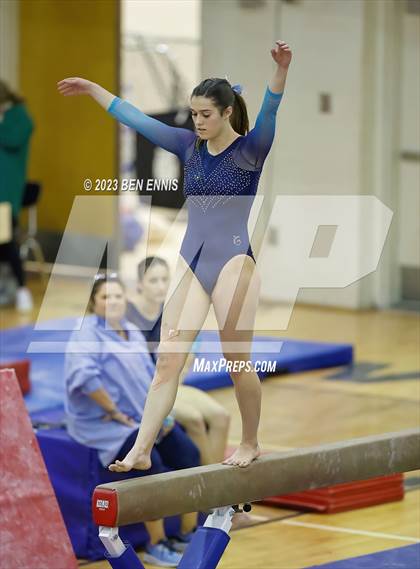 Thumbnail 2 in Ola Gymnastics Meet #1 (Beam) photogallery.