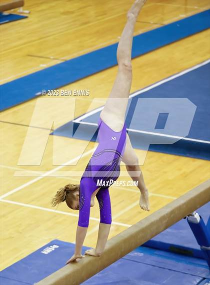 Thumbnail 1 in Ola Gymnastics Meet #1 (Beam) photogallery.