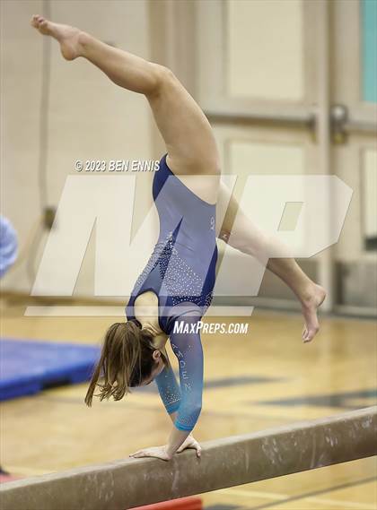 Thumbnail 1 in Ola Gymnastics Meet #1 (Beam) photogallery.