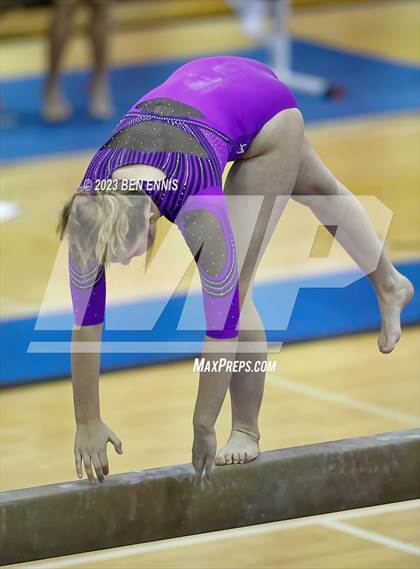 Thumbnail 1 in Ola Gymnastics Meet #1 (Beam) photogallery.
