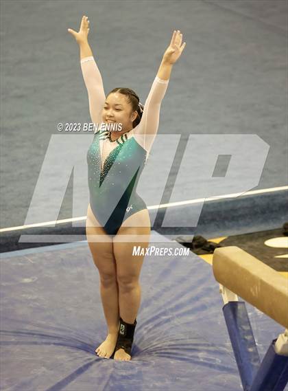 Thumbnail 3 in Ola Gymnastics Meet #1 (Beam) photogallery.