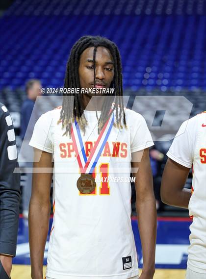 Thumbnail 3 in Oak Cliff Faith Family Academy @ Stafford (UIL 4A Basketball Semifinal Medal Ceremony) photogallery.