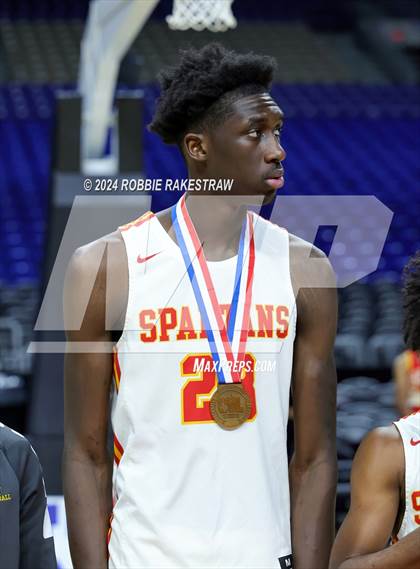 Thumbnail 1 in Oak Cliff Faith Family Academy @ Stafford (UIL 4A Basketball Semifinal Medal Ceremony) photogallery.