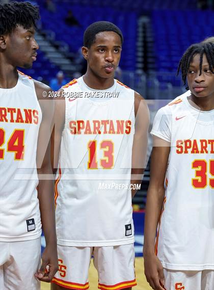 Thumbnail 3 in Oak Cliff Faith Family Academy @ Stafford (UIL 4A Basketball Semifinal Medal Ceremony) photogallery.