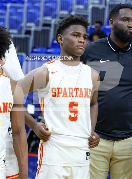 Thumbnail 1 in Oak Cliff Faith Family Academy @ Stafford (UIL 4A Basketball Semifinal Medal Ceremony) photogallery.