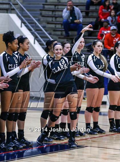 Thumbnail 2 in Churchill vs. Clark (UIL 6A Regional Final) photogallery.