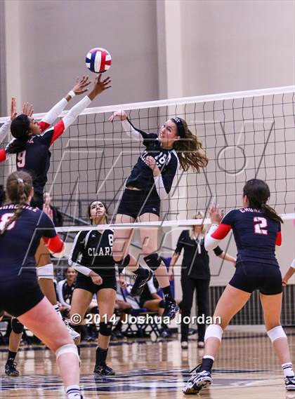 Thumbnail 2 in Churchill vs. Clark (UIL 6A Regional Final) photogallery.