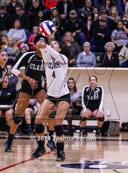 Thumbnail 2 in Churchill vs. Clark (UIL 6A Regional Final) photogallery.