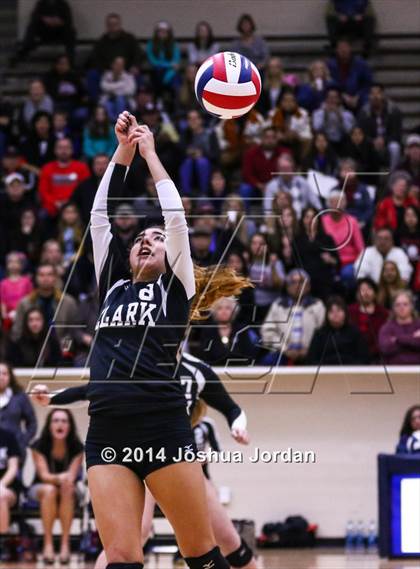 Thumbnail 2 in Churchill vs. Clark (UIL 6A Regional Final) photogallery.