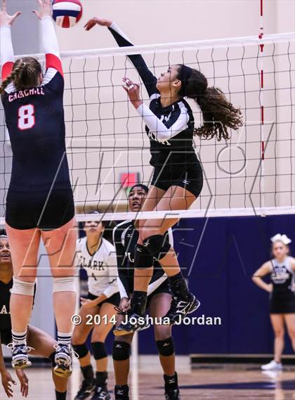 Thumbnail 1 in Churchill vs. Clark (UIL 6A Regional Final) photogallery.