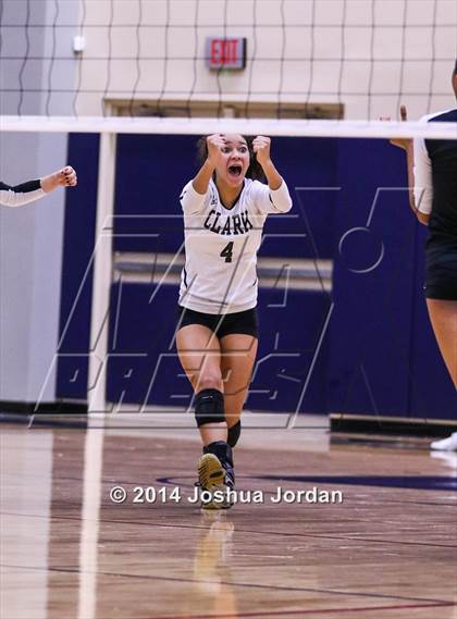 Thumbnail 2 in Churchill vs. Clark (UIL 6A Regional Final) photogallery.