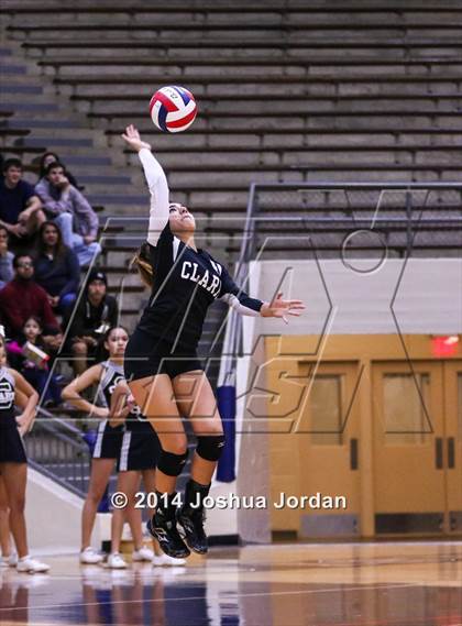Thumbnail 2 in Churchill vs. Clark (UIL 6A Regional Final) photogallery.