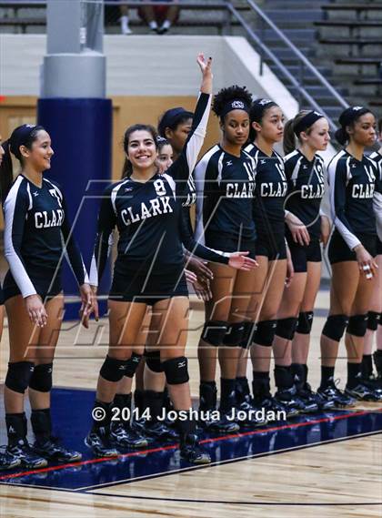 Thumbnail 3 in Churchill vs. Clark (UIL 6A Regional Final) photogallery.