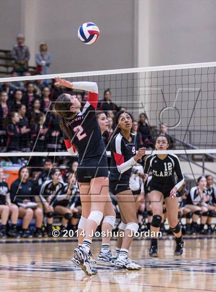 Thumbnail 1 in Churchill vs. Clark (UIL 6A Regional Final) photogallery.