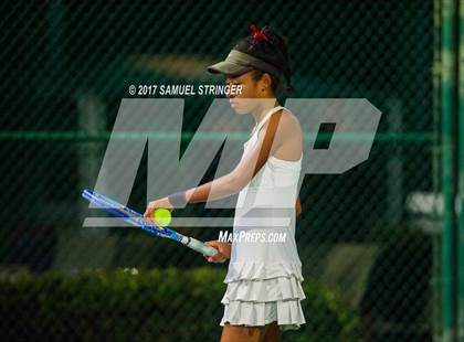 Thumbnail 3 in St.Francis vs. Los Gatos (CIF NorCal Regional Girls Tennis Championships) photogallery.