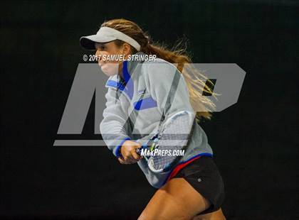 Thumbnail 3 in St.Francis vs. Los Gatos (CIF NorCal Regional Girls Tennis Championships) photogallery.