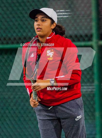 Thumbnail 3 in St.Francis vs. Los Gatos (CIF NorCal Regional Girls Tennis Championships) photogallery.