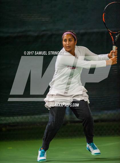 Thumbnail 3 in St.Francis vs. Los Gatos (CIF NorCal Regional Girls Tennis Championships) photogallery.