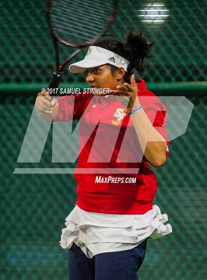 Thumbnail 2 in St.Francis vs. Los Gatos (CIF NorCal Regional Girls Tennis Championships) photogallery.