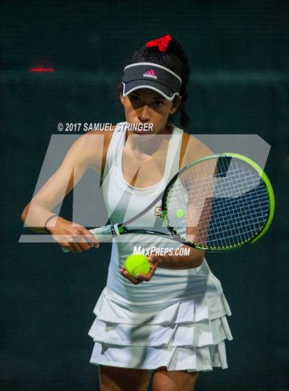 Thumbnail 1 in St.Francis vs. Los Gatos (CIF NorCal Regional Girls Tennis Championships) photogallery.