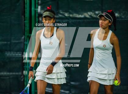 Thumbnail 2 in St.Francis vs. Los Gatos (CIF NorCal Regional Girls Tennis Championships) photogallery.