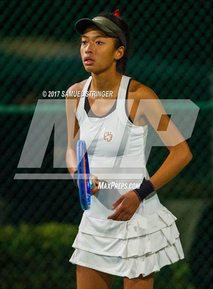 Thumbnail 1 in St.Francis vs. Los Gatos (CIF NorCal Regional Girls Tennis Championships) photogallery.