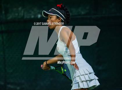 Thumbnail 3 in St.Francis vs. Los Gatos (CIF NorCal Regional Girls Tennis Championships) photogallery.