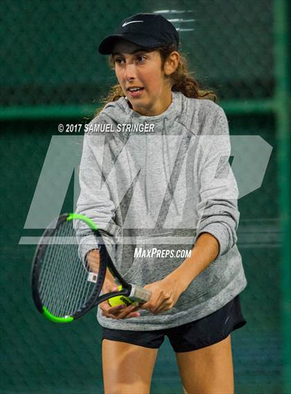 Thumbnail 2 in St.Francis vs. Los Gatos (CIF NorCal Regional Girls Tennis Championships) photogallery.