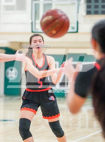 Thumbnail 2 in Clovis vs. St. Joseph Notre Dame (Miramonte Showcase) photogallery.